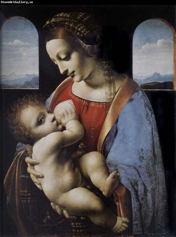 LEONARDO da Vinci Madonna and Child